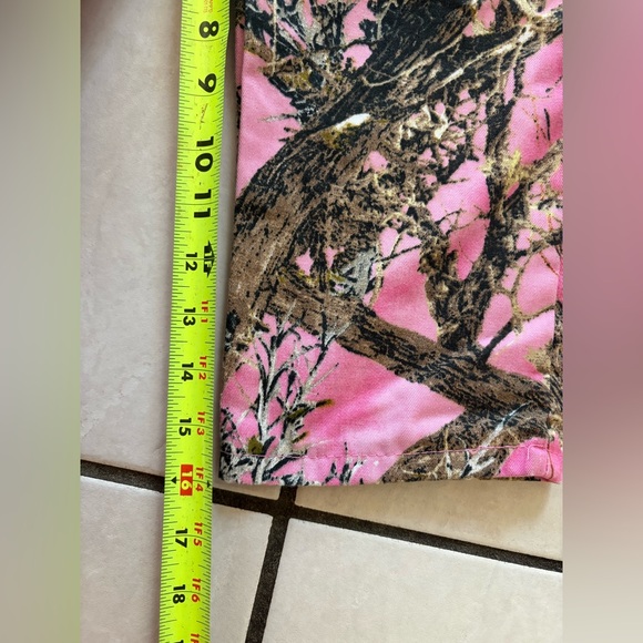 Girls Vintage Pink Camo Coveralls Zip Up - Picture 5 of 6